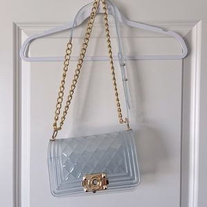 Clear Chain Crossbody Purse